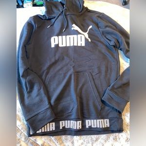 Black puma hoodie